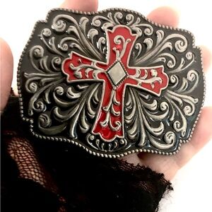 CELTIC CROSS BELT BUCKLE